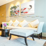 Tranh canvas phong thủy hoa sen mã HS03
